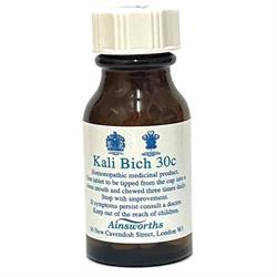 Ainsworths Kali Bich 30C Single Counter Remedy 120 tabs