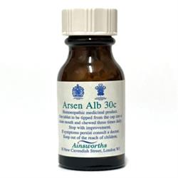 Ainsworths Arsen Alb 30C Single Counter Remedy 120 tabs