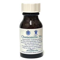 Ainsworths Chamomilla 30C Single Counter Remedy 120 tabs