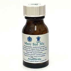 Ainsworths Merc Sol 30C Single Counter Remedy 120 tabs