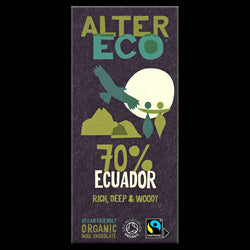 AlterEco AlterEco Dark Chocolate 70% Ecuador 100g