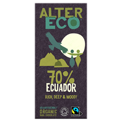 AlterEco AlterEco Dark Chocolate 70% Ecuador 100g