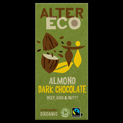 AlterEco AlterEco Organic Dark Chocolate with Almond 100g