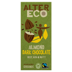 AlterEco AlterEco Organic Dark Chocolate with Almond 100g