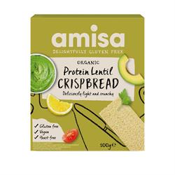 Amisa Amisa Organic Crispbread - Protein Lentil GF 100g