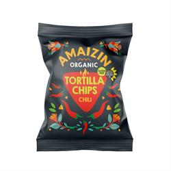 Amaizin Corn Chips- Chilli - Organic -75g Bag