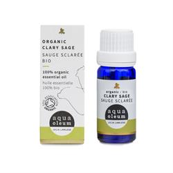 Aqua Oleum Organic Clary Sage Essential Oil 10ml