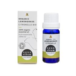 Aqua Oleum Organic Lemongrass Essential Oil 10ml