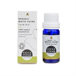 Aqua Oleum Organic White Thyme(Thymus Vulgaris (Spain) Essential Oil 10ml