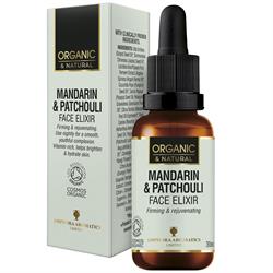 Amphora Aromatics Mandarin & Patchouli Face Elixir COSMOS Organic 30ml