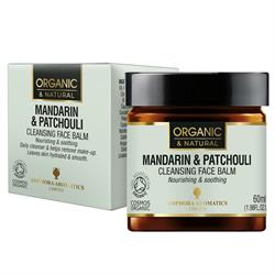 Amphora Aromatics Mandarin & Patchouli Facial Cleansing Balm COSMOS Organic 60ml