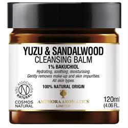 Amphora Aromatics Yuzu & Sandalwood Cleansing Balm COSMOS Natural 120ml