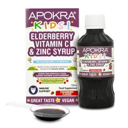 Apokra Kids Elderberry Vitamin C & Zinc Syrup 150ml