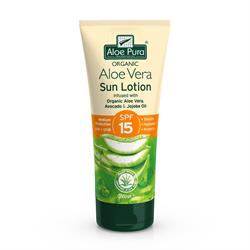 Aloe Pura Aloe Vera Sun Lotion SPF15 200ml