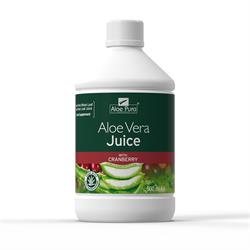 Aloe Pura Aloe Vera Juice Max Strength Cranberry 500ml