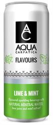 AQUA Carpatica Flavoured Sparkling Mineral Water Lime & Mint 330ml