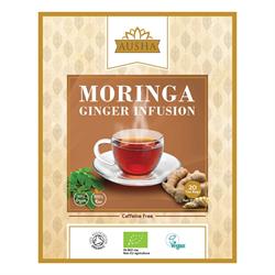 AUSHA Moringa Ginger Tea 20 Bags