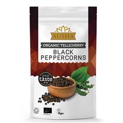 AUSHA Organic Black Peppercorns 100g - 2** GREAT TASTE AWARD