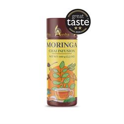 AUSHA Moringa Masala Chai 100g - 2** GREAT TASTE AWARD 2024