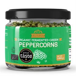 AUSHA Organic Green Peppercorns 100g- 1* Great Taste Award 2025
