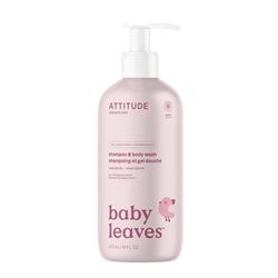 Attitude Baby Leaves - 2in1 Shampoo & Body Wash - Unscented - 473 mL