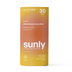 Attitude Sunly - Sunscreen Stick - Tropical - 30 SPF - 60 g