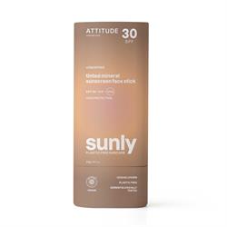 Attitude Sunly - Sunscreen Stick - Tinted - Unscented - 30 SPF - 20 g