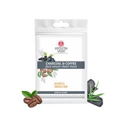 Ayouthveda Ayouthveda Charcoal & Coffee Face Serum Sheet Mask 20g
