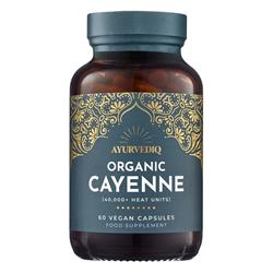 Ayurvediq Wellness Organic Cayenne Pepper 60 capsules