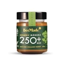 BeeMade Free BeeMade Organic New Zealand Manuka Honey MGO 250+ 250g