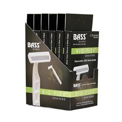 Bass Disposable razors with 100% natural plant-based handle 5piece