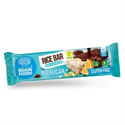 Brain Foods Orange and Dark Chocolate Rice Bar 18g