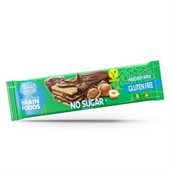 Brain Foods No Sugar Gluten Free Hazelnut Wafer 30g