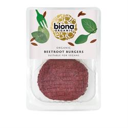 Biona Chilled Organic Beetroot Burgers 150g