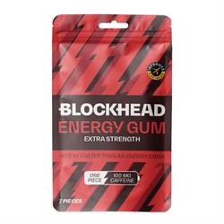 Blockhead Blockhead Energy Gum Extra Strength 16g