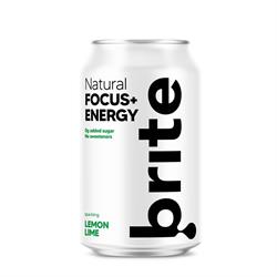 Brite Drinks Brite Natural FOCUS ENERGY Lemon Lime 330ml