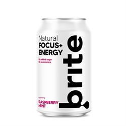 Brite Drinks Brite Natural FOCUS ENERGY Raspberry Mint 330ml