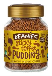 Beanies Coffee Beanies Sticky Toffee Pudding Flavour Instant Coffee 50g