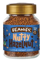 Beanies Coffee Beanies Nutty Hazelnut Flavour Instant Coffee 50g