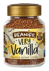 Beanies Coffee Beanies Vanilla Flavour Instant Coffee 50g