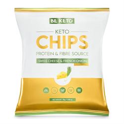 BeKeto BeKeto Keto Chips Swiss Cheese & French Onion 30g