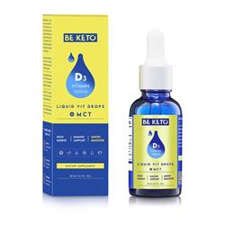 BeKeto BeKeto - Vitamin D3 5000 IU in Drops + MCT Oil 30ml