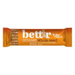 Bettr Vegan Organic Gluten Free Sesame Bar 30g