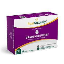 BeatNaturally Brain Nurturer - Memory Focus & De-Stress  30 Capsules