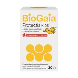 BioGaia BioGaia Protectis Kids Strawberry 30 Chewable Tablets