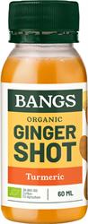 Bangs Organic Ginger with Turmeric Shot 60ml