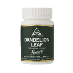 Bio Health Dandelion Leaf 300mg powdered leaf 60 capsules