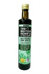 British Hemp Co Hemp seed oil 500ml (Order in singles or 6 for trade outer)