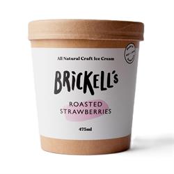 Brickells Roasted Strawberries Ice Cream 475ml