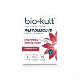 Bio-Kult Everyday Fast Dissolve Powder Mixed Berry Sticks. 30 sachets